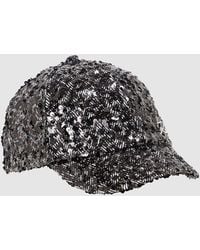 KARL LAGERFELD - K/Signature Sequin Cap - Lyst