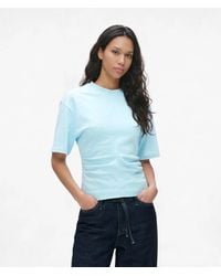 KL Jeans - Wide-Sleeved Gathered T-Shirt - Lyst
