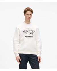 KARL LAGERFELD - Après Ski Club Sweatshirt - Lyst