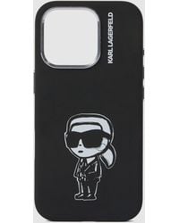 KARL LAGERFELD - Ikon Sketch Iphone 16 Pro Case - Lyst