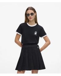 KARL LAGERFELD - Ikon Choupette Slim-Fit T-Shirt - Lyst