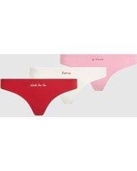 KARL LAGERFELD - Love Notes Thong – 3-Pack - Lyst