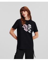 Karl Lagerfeld - K/ikonik Varsity Oversized T-shirt - Lyst