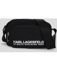 Karl Lagerfeld - Rue St-guillaume Nylon Crossbody Bag - Lyst