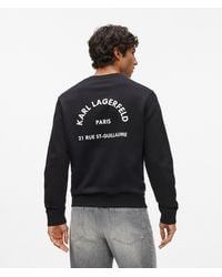 KARL LAGERFELD - Rue St-Guillaume Regular-Fit Sweatshirt - Lyst