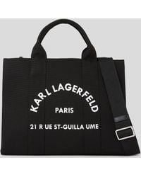 Karl Lagerfeld - Rue St-guillaume Medium Square Tote Bag - Lyst