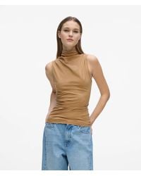 KARL LAGERFELD - Mock-Neck Tank Top - Lyst
