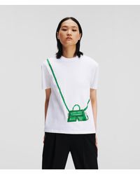 Karl Lagerfeld - Ikon K T-shirt - Lyst