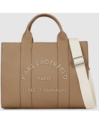 KARL LAGERFELD - Rue St-Guillaume Medium Tote Bag - Lyst