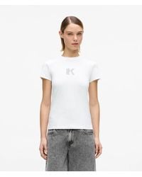 KL Jeans - Slim K Logo T-Shirt - Lyst