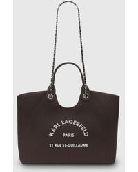 KARL LAGERFELD - Rue St-Guillaume Chain Shopper - Lyst