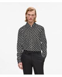 KARL LAGERFELD - All-Over Monogram Shirt - Lyst