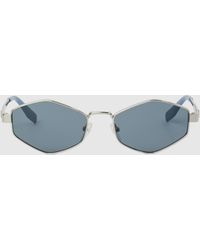 KARL LAGERFELD - Monogram Geometric Sunglasses - Lyst