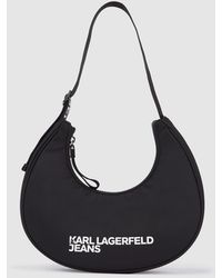 KL Jeans - Logo Nylon Moon Shoulder Bag - Lyst