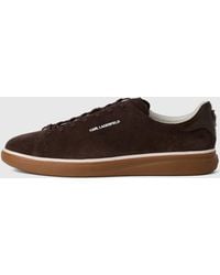 KARL LAGERFELD - Ikon Nft Kane Suede Sneakers - Lyst