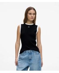 KARL LAGERFELD - And Knit Tank Top - Lyst