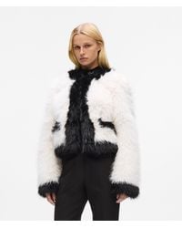 KARL LAGERFELD - Faux-Fur Jacket - Lyst