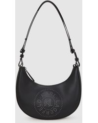 Karl Lagerfeld - K/Circle Mondförmige Schultertasche Mit Nieten - Lyst