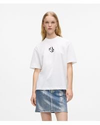 KL Jeans - Regular-Fit Monogram T-Shirt - Lyst