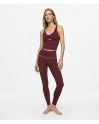 KARL LAGERFELD - Contrast Piping Athleisure Leggings - Lyst