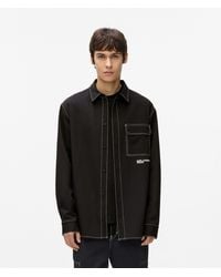 KL Jeans - Contrast Stitch Shirt - Lyst