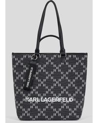 Karl Lagerfeld - K/monogram Jacquard Tote Bag - Lyst