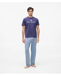 KARL LAGERFELD - Jersey Pajama Set - Lyst