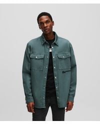 Karl Lagerfeld - Denim Overshirt - Lyst