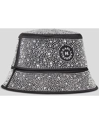 Karl Lagerfeld - Rhinestone Bucket Hat Handpicked By Hun Kim - Lyst