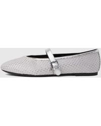 KARL LAGERFELD - Karo Gemstone Mesh Mary Janes - Lyst