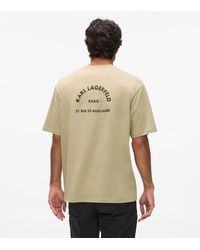 KARL LAGERFELD - Rue St-Guillaume Relaxed T-Shirt - Lyst