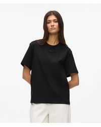 KARL LAGERFELD - Signature Legeres T-Shirt, Damen, Größe - Lyst