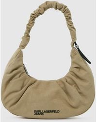 KL Jeans - Gathered Small Hobo Bag - Lyst