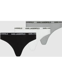 KARL LAGERFELD - Logo Brief – 3-Pack, Multicoloured - Lyst