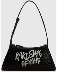 KL Jeans - Karl Quote Small Shoulder Bag - Lyst