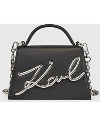 KARL LAGERFELD - K/Signature Small Crossbody Bag - Lyst