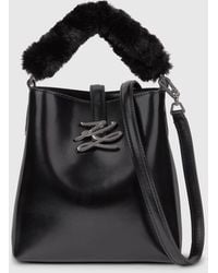 KARL LAGERFELD - K/Autograph Drop Small Shiny Bucket Bag - Lyst