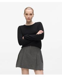 KARL LAGERFELD - Cashmere Crew Neck Sweater - Lyst