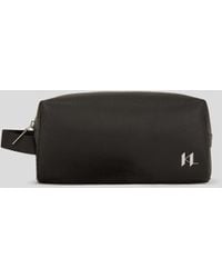 Karl Lagerfeld - K/monogram Leather Wash Bag - Lyst