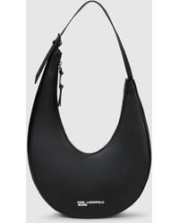 KL Jeans - Rounded Leather Hobo Bag - Lyst