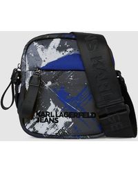 KL Jeans - Graffiti Print Crossbody Bag, Multicoloured - Lyst