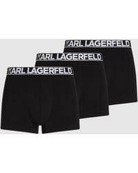 KARL LAGERFELD - Bold Logo Trunks – 3-Pack - Lyst