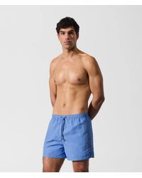 KARL LAGERFELD - Ikon Metallic Boardshorts - Lyst
