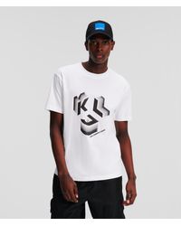 Karl Lagerfeld - T-shirt Graphique Klj Monogram - Lyst