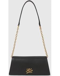 KARL LAGERFELD - K/Autograph Mini Flap Shoulder Bag - Lyst