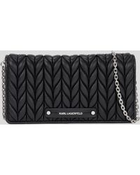 Karl Lagerfeld - K/Weave Crossbody-Geldbörse, Frau, Größe - Lyst