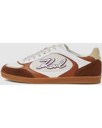 KARL LAGERFELD - Exclusive Kandidate Signia Embroidered Sneakers - Lyst