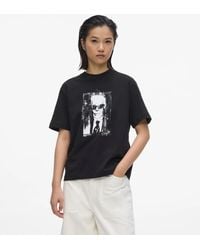 KL Jeans - Regular‑Fit Karl Portrait T-Shirt - Lyst