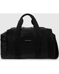 KARL LAGERFELD - K/Monogram Perforated Weekender Bag - Lyst