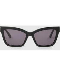 KARL LAGERFELD - Autograph Cat Eye Sunglasses - Lyst